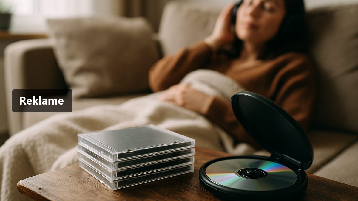 Sådan bruger du musik og fysiske cd’er til hygge og selvforkælelse
